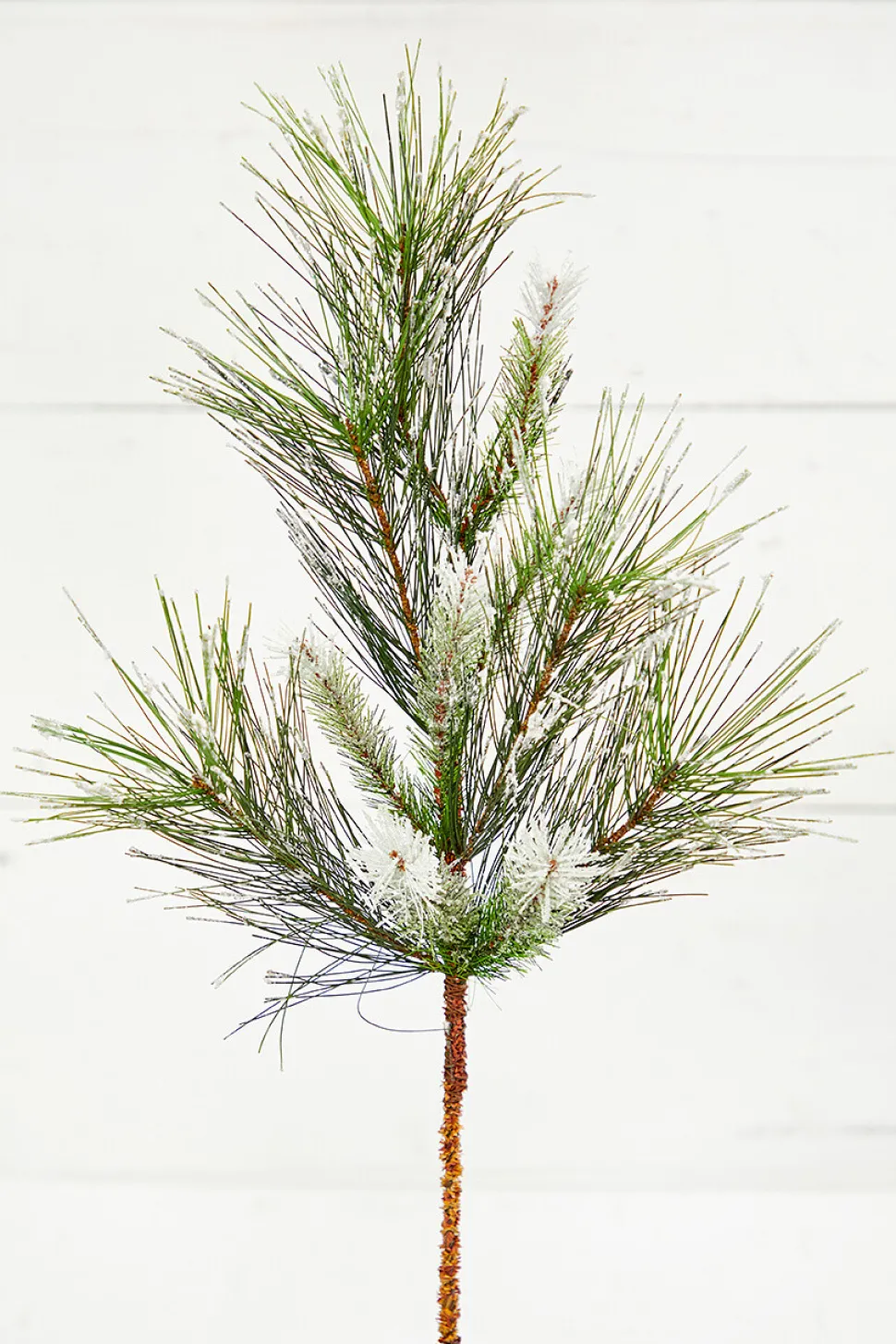 24" Christmas Flocked Pine Spray