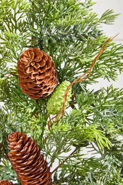 26" Christmas Pinecone Spray