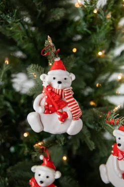 4” Christmas Polar Bear Ornament