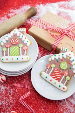 4.6” Clay Dough Gingerbread House Ornament