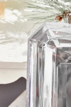 8" Clear Jewel Ornament