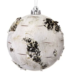 15 Cm Birch Ball Christmas Ornaments-Set of 2