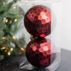 12cm Hammered Antique Ball Ornament