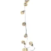 6 cm x 6.5' Plastic Ball LED Garland - Warm White