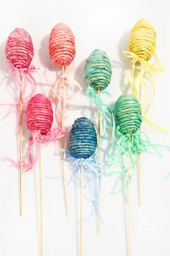 16" Colorful Egg Spray