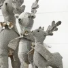 Country Fabric Reindeer - Set of 3