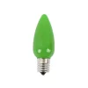 C9 Platinum Elite LED SMD Bulb (25 bulbs/bag) - Frosted, Green
