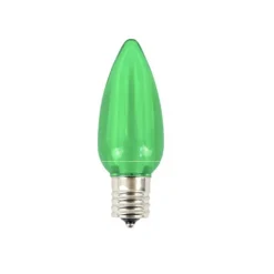 C9 Platinum Elite LED SMD Bulb (25 bulbs/bag) - Smooth, Green