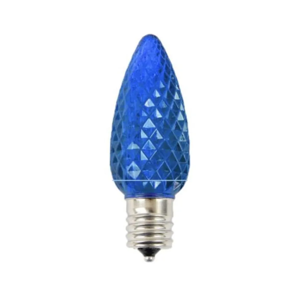 C9 Platinum Elite LED SMD Bulb (25 bulbs/bag) - Faceted, Blue
