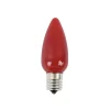 C9 Platinum Elite LED SMD Bulb (25 bulbs/bag) - Frosted, Red