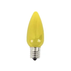 C9 Platinum Elite LED SMD Bulb (25 bulbs/bag) - Frosted, Yellow