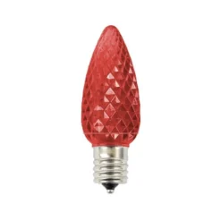 C9 Platinum Elite LED SMD Bulb (25 bulbs/bag) - Faceted, Red