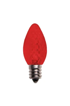 C7 Platinum Elite LED SMD Bulbs (25 bulbs/bag) - Faceted, Red