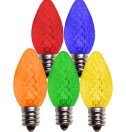 C7 Platinum Elite LED SMD Bulbs (25 bulbs/bag) - Faceted, Multi
