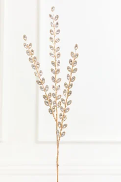 30" Crystal & Gold Jewel Spray