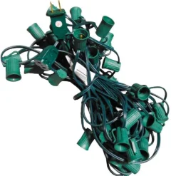 C9 Socket Cord - 50' 12" Spacing