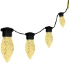 C9 Warm White Faceted 25 LED Light Set