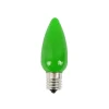 C9 Wonderful LED SMD Bulb (25 bulbs/bag) - Frosted, Green