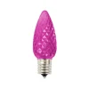 C9 Wonderful LED SMD Bulb (25 bulbs/bag) - Faceted, Pink