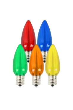 C9 Wonderful LED SMD Bulb (25 bulbs/bag) - Smooth, Multi