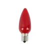 C9 Wonderful LED SMD Bulb (25 bulbs/bag) - Frosted, Red