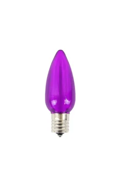 C9 Wonderful LED SMD Bulb (25 bulbs/bag) - Smooth, Purple