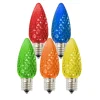 C9 Wonderful LED SMD Bulb (25 bulbs/bag) - Faceted, Multi