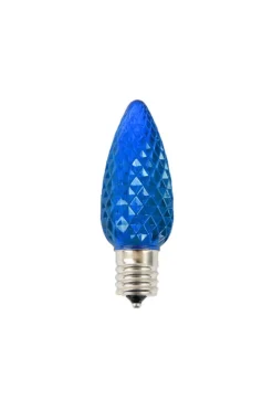C9 Wonderful LED SMD Bulb (25 bulbs/bag) - Faceted, Blue