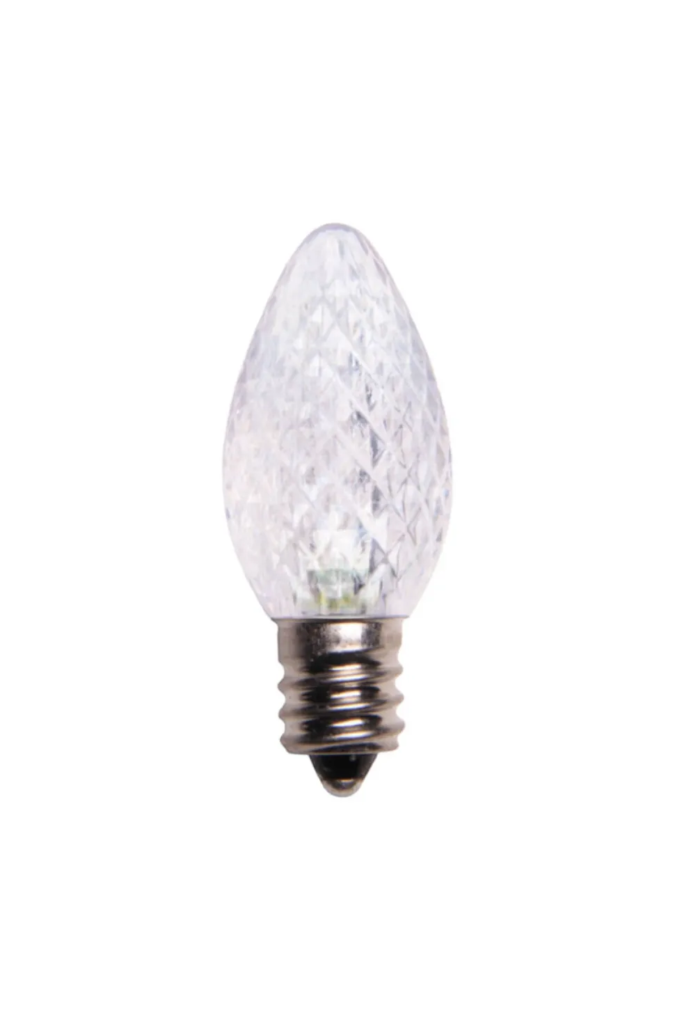 C7 Wonderful LED SMD Bulbs (25 bulbs/bag) - Faceted, Cool White
