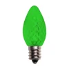 C7 Wonderful LED SMD Bulbs (25 bulbs/bag) - Faceted, Green