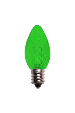 C7 Wonderful LED SMD Bulbs (25 bulbs/bag) - Faceted, Green