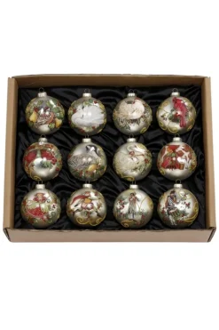 4.5" 12 Days of Christmas Ornament, Box of 12 - Mark Roberts