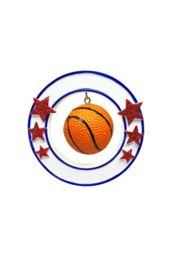 3" 3D Basketball Customizable Ornament