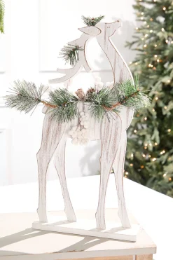 Deer Wood Figure
