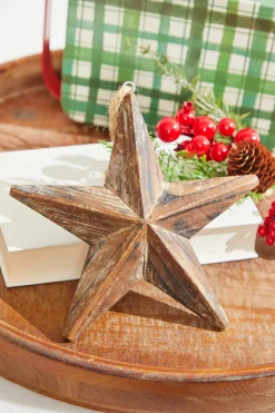 8" Dimensional Wooden Christmas Star