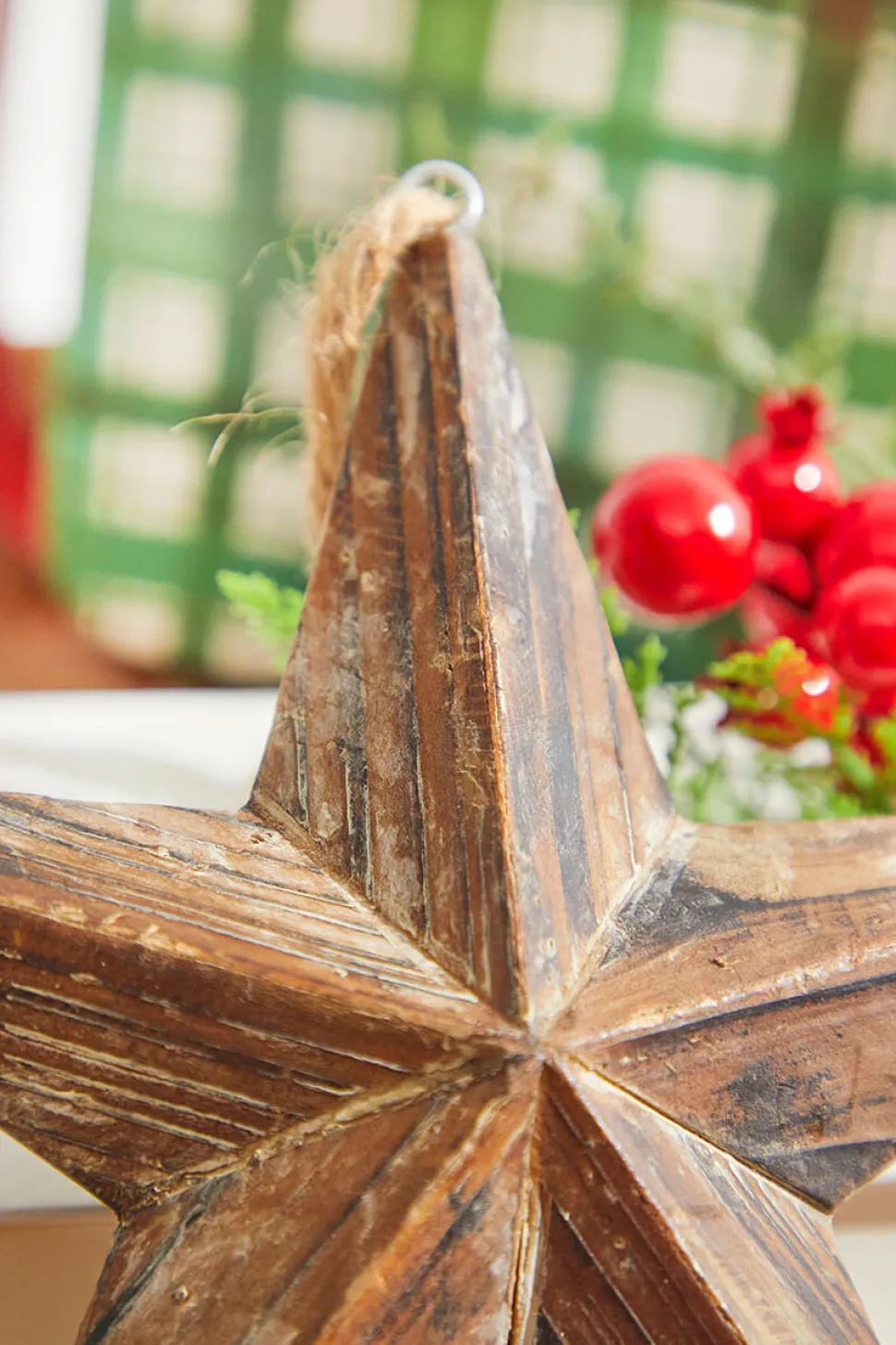 8" Dimensional Wooden Christmas Star