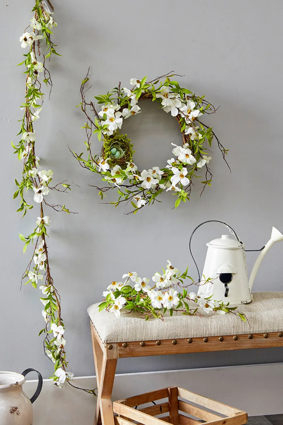 60" Dogwood Garland