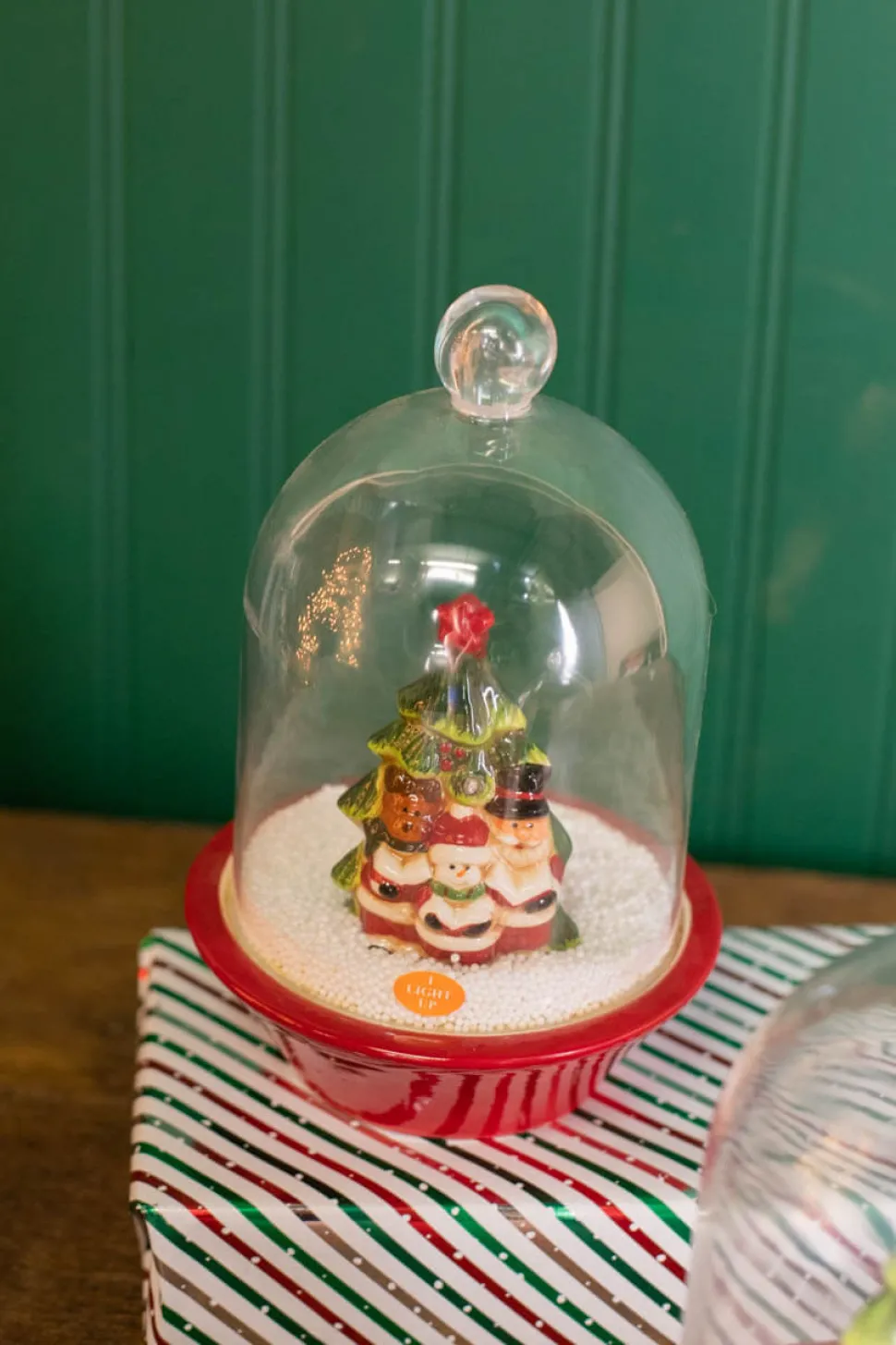 9” Dol Light Up / Music Snow Cloche