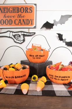 Dolomite Sassy Pumpkin Bowl with Handle