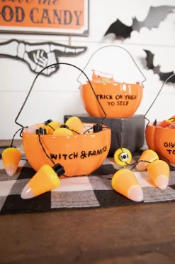 Dolomite Sassy Pumpkin Bowl with Handle