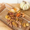 18'' Dry Leaf Lantern Fruit Spray