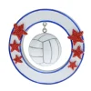 3D Volleyball Personalizable Ornament