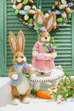 14.25" Easter Bunnies With Eggs