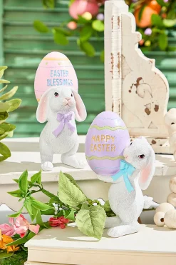 6" Easter Bunny with Egg