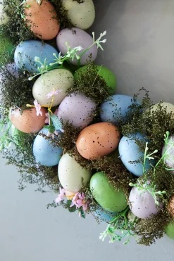 17.25" Easter Egg Wreath