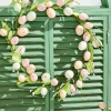 14" Egg & Leaf Wreath - Large