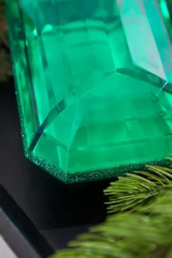 8" Emerald Jewel Ornament
