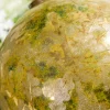 6" Etched Brilliant Gold Ball Ornament