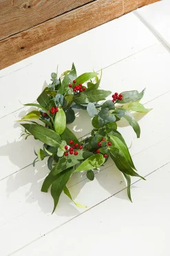 6.5" Eucalyptus & Berry Ring