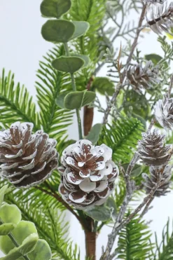 32” Eucalyptus Cone Cedar Spray